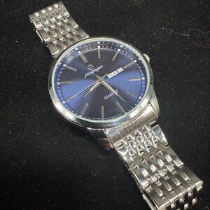 Men Quartz Watch Minimalist Casual Business Luminous Calendar Date Week Chronogr